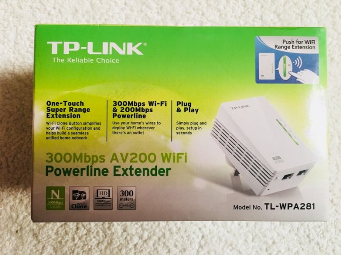 swear calorie thing TP-Link 300Mbps AV200 Wifi Powerline Extender | FIRSTCOM SALES AND SERVICE  E-STORE