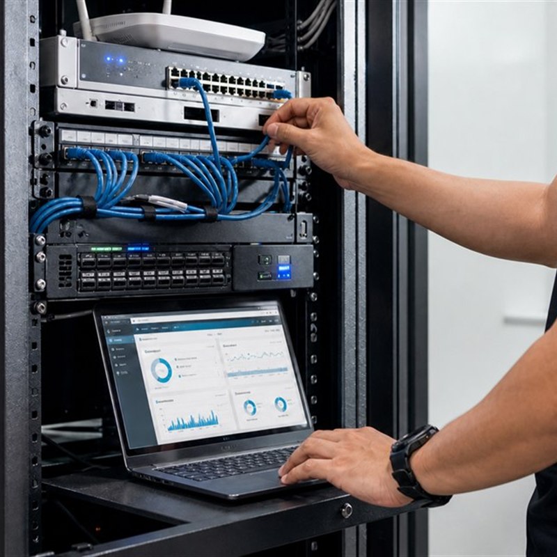 Onsite network cabling and server support for Ipoh businesses